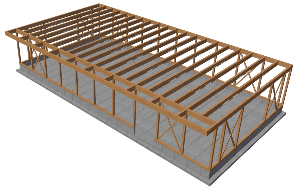 木造躯体システム Rdj工法 小規模システム建築